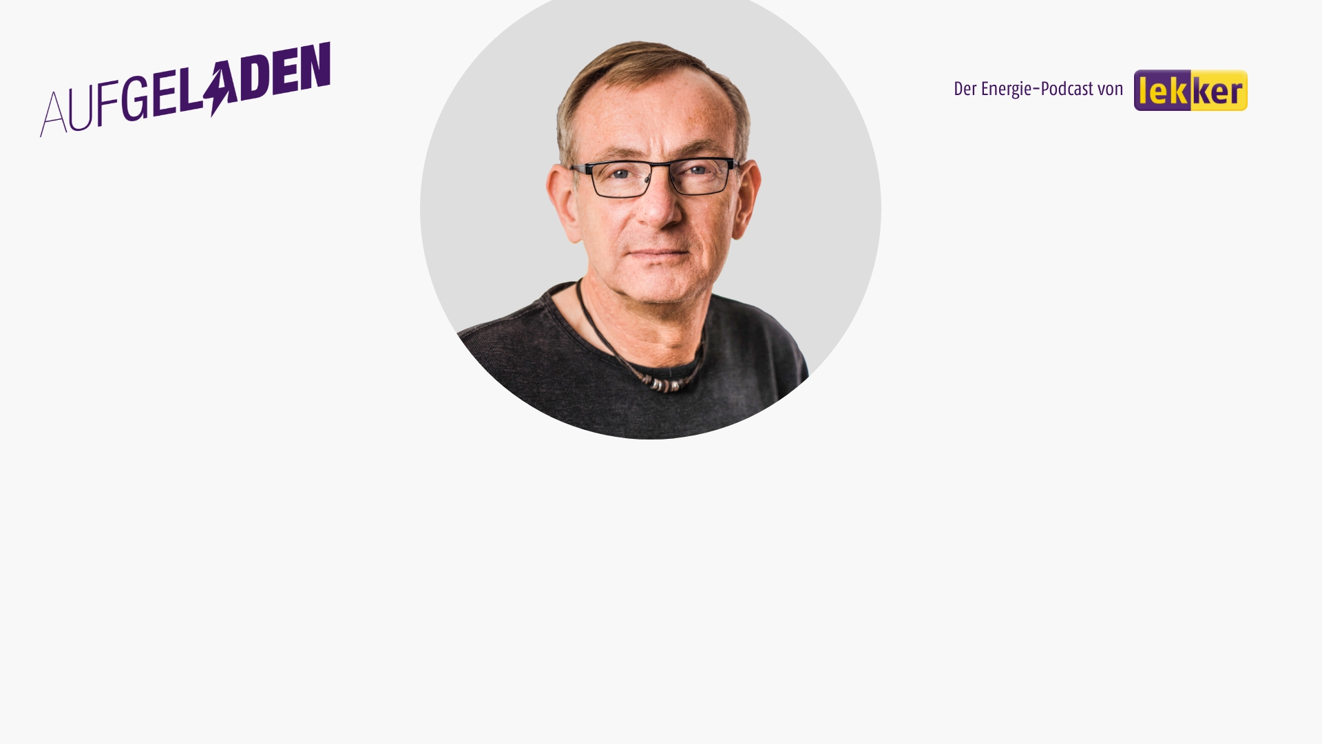 Bernd Siggelkow zu Gast im lekker Energie Podcast "Aufgeladen"